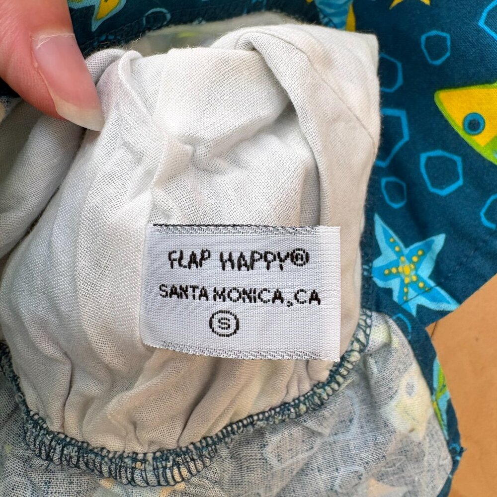 Lot of 4 Flap Happy Hat size Small 3-6 months Vintage 90s USA Made - Picture 4 of 4